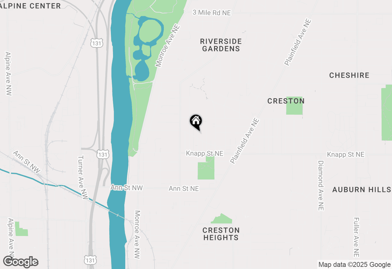 Map of 2071 Lafayette Avenue Ne, Grand Rapids, MI 49505