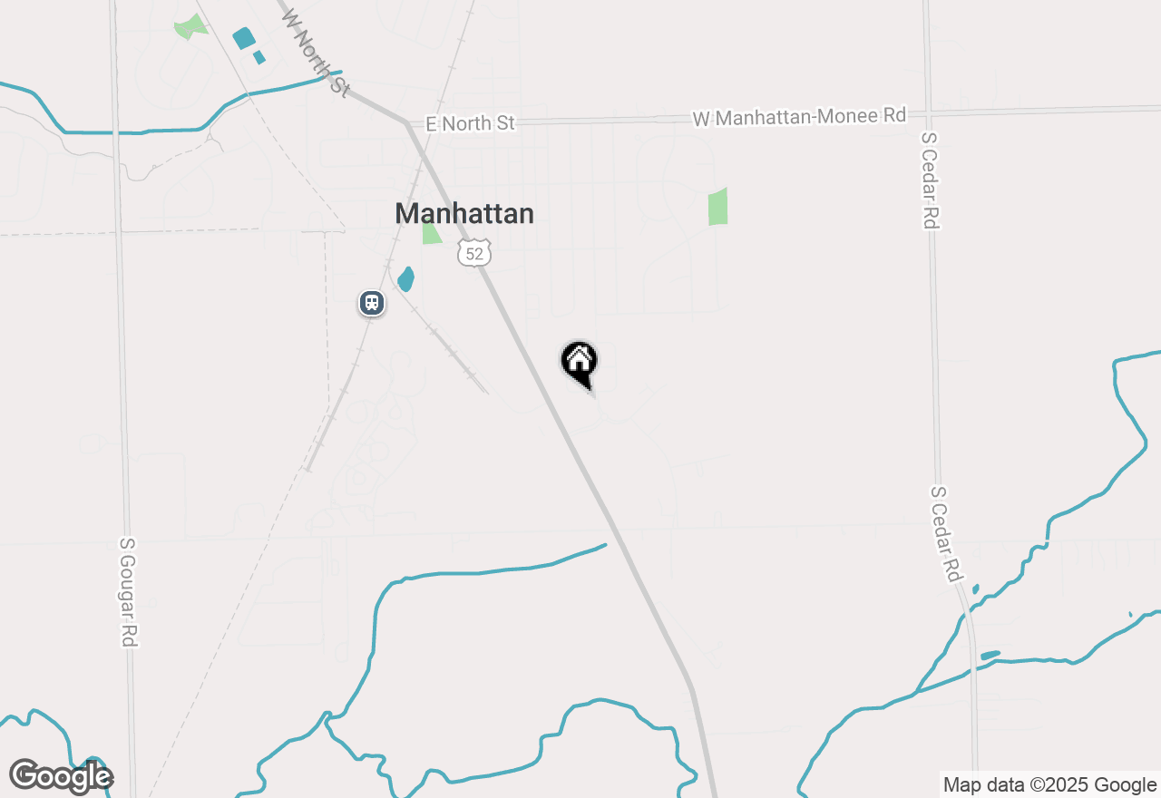 Map of 15101 W Winchester Lane, Manhattan, IL 60442