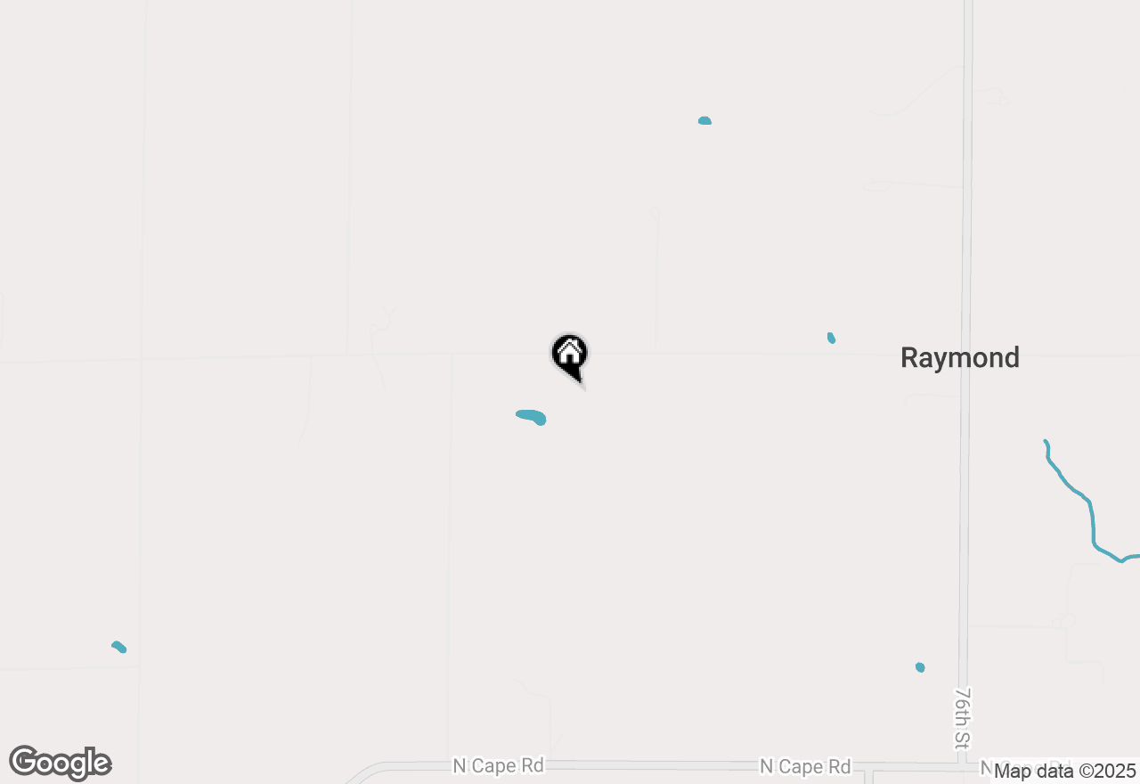 Map of 9111 W 5 Mile Rd, Franksville, WI 53126