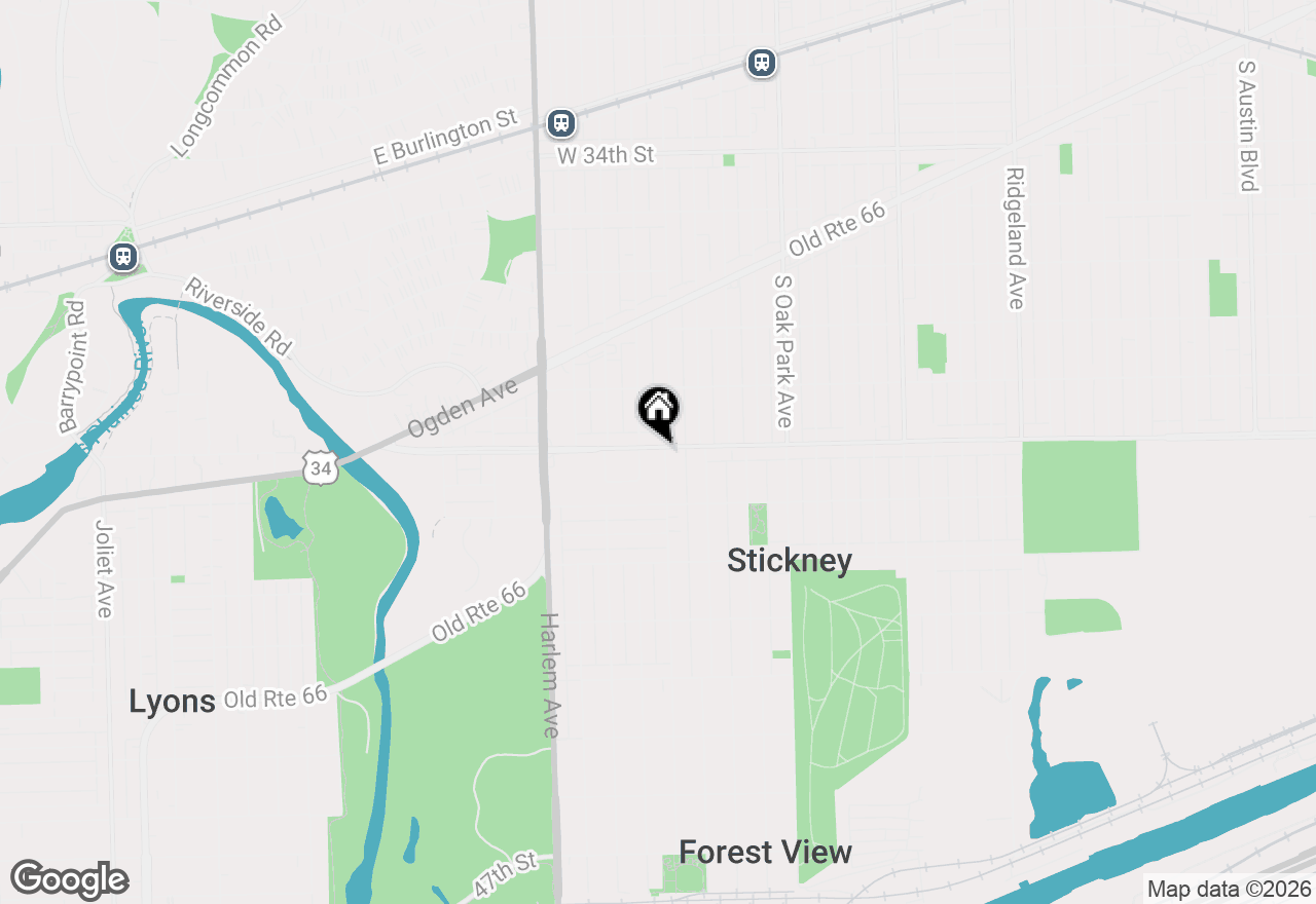 Map of 3900 Home Avenue, Stickney, IL 60402