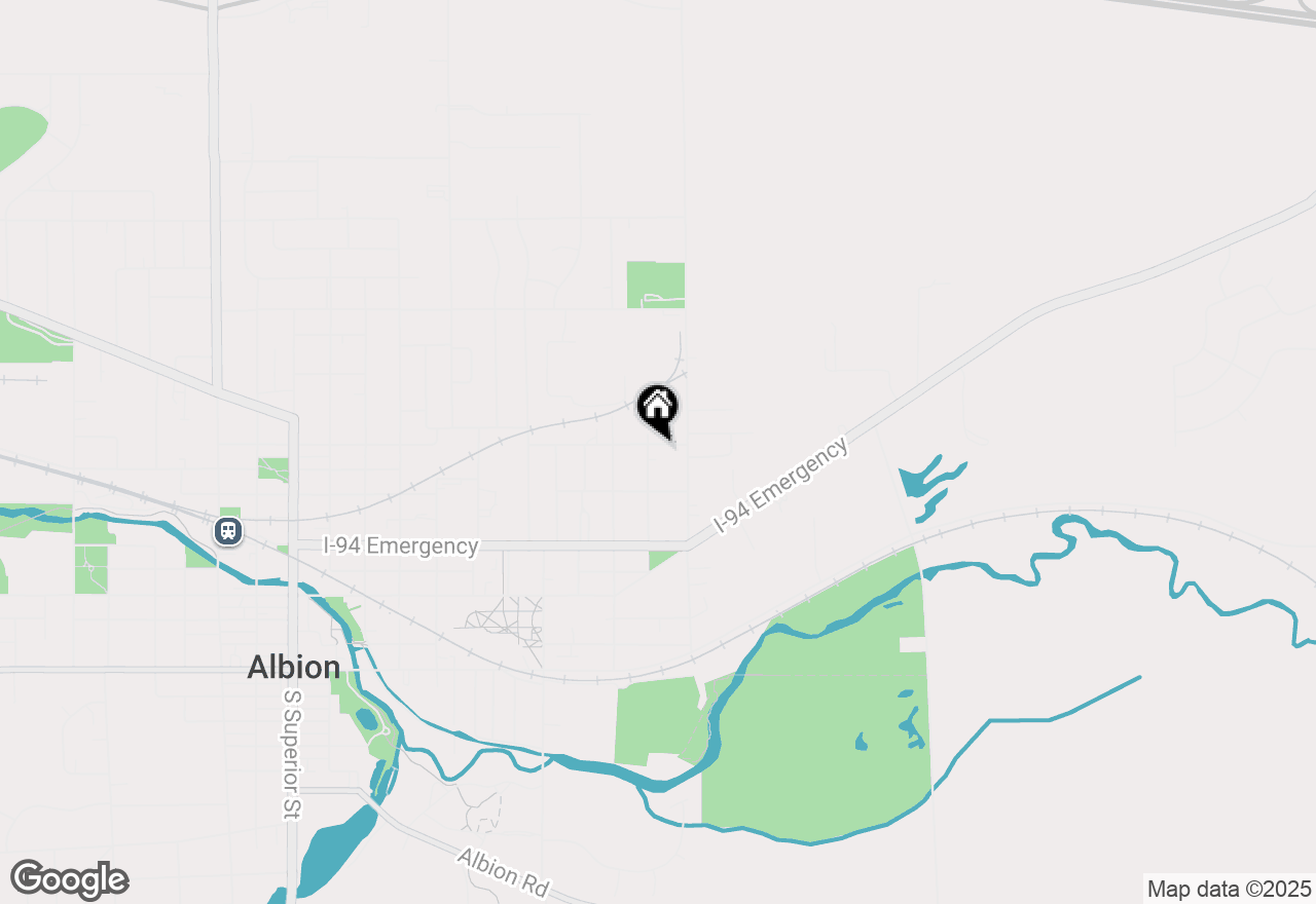 Map of 1302 Barnes Street, Albion, MI 49224