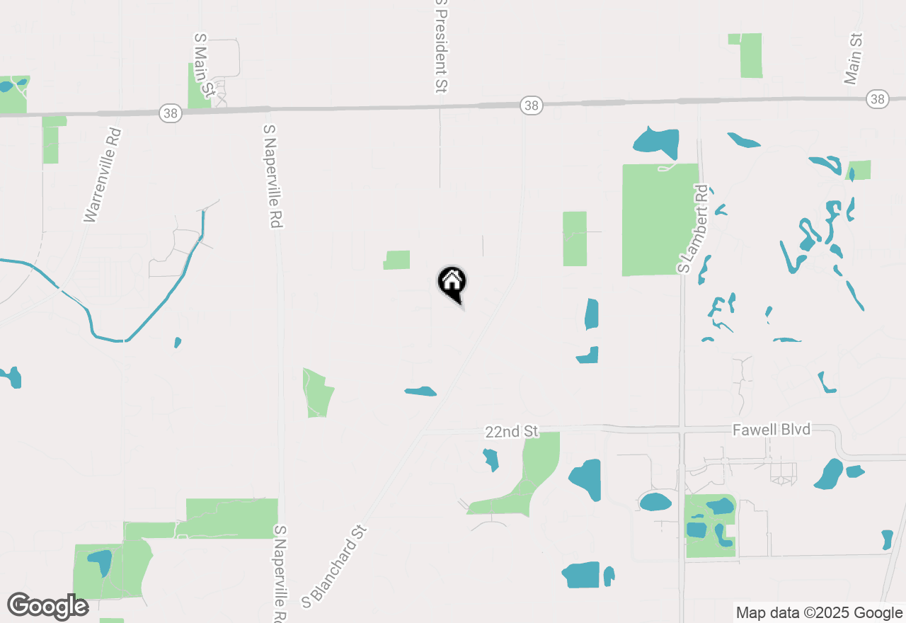 Map of 1038 Liskeard Court, Wheaton, IL 60189