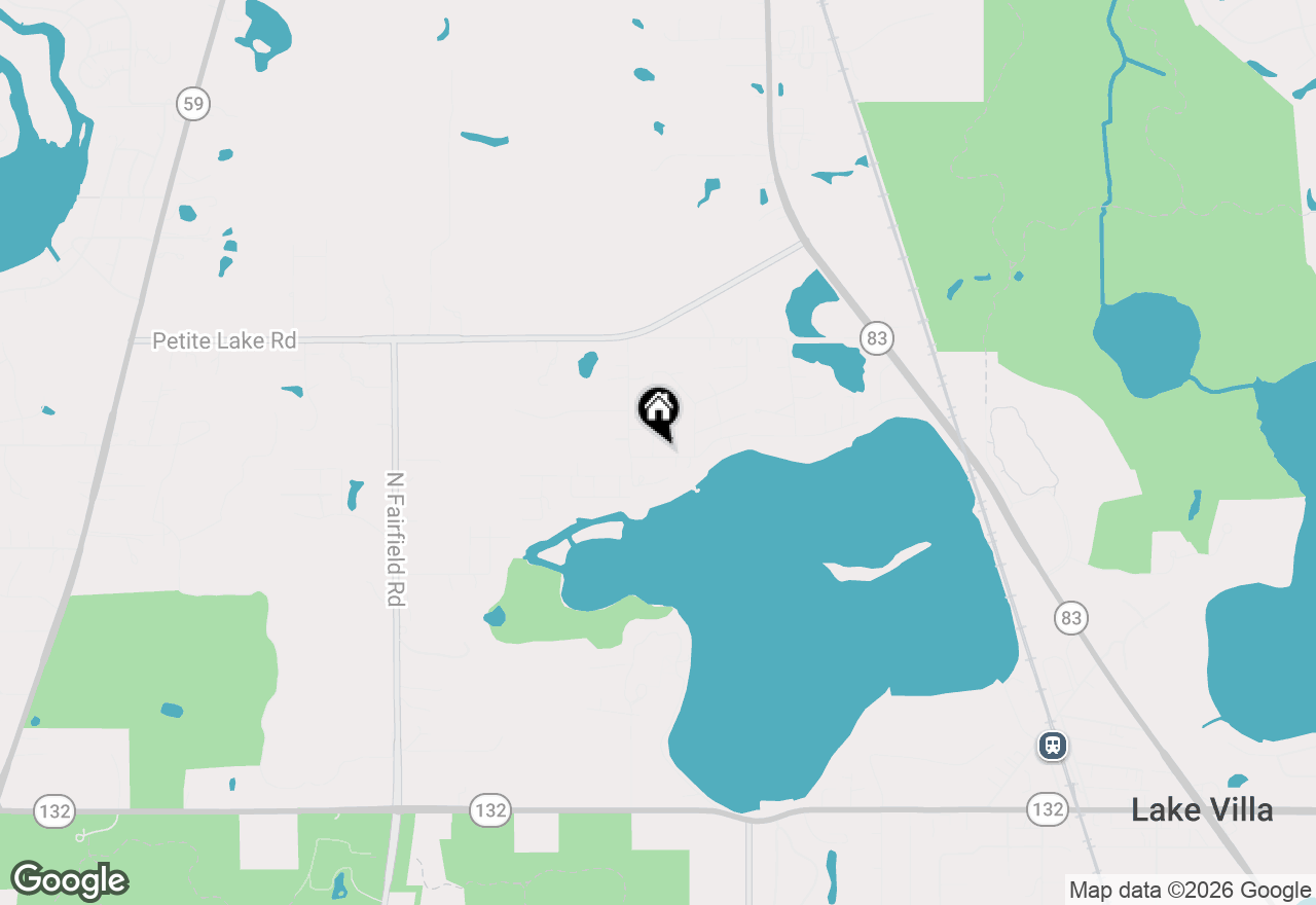 Map of 518 Rae Avenue, Lake Villa, IL 60046