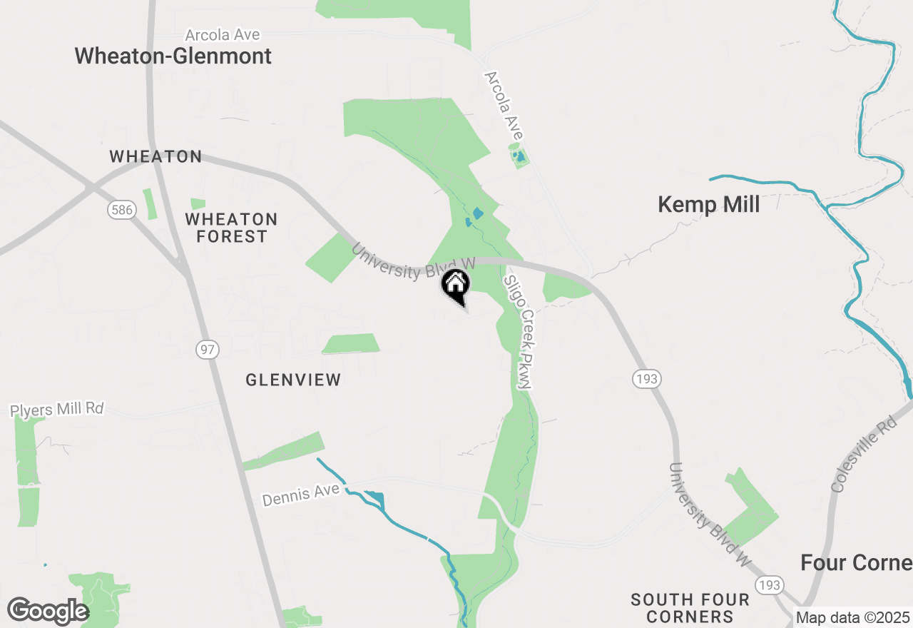 Map of 1407 Wheaton Lane, Silver Spring, MD 20902