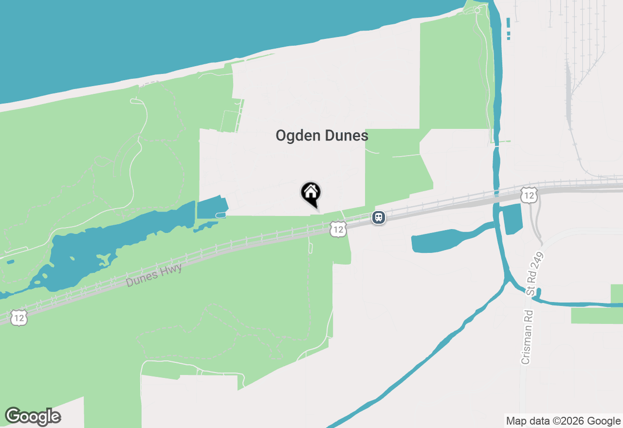 Map of 23 Deer Trail, Ogden Dunes, IN 46368
