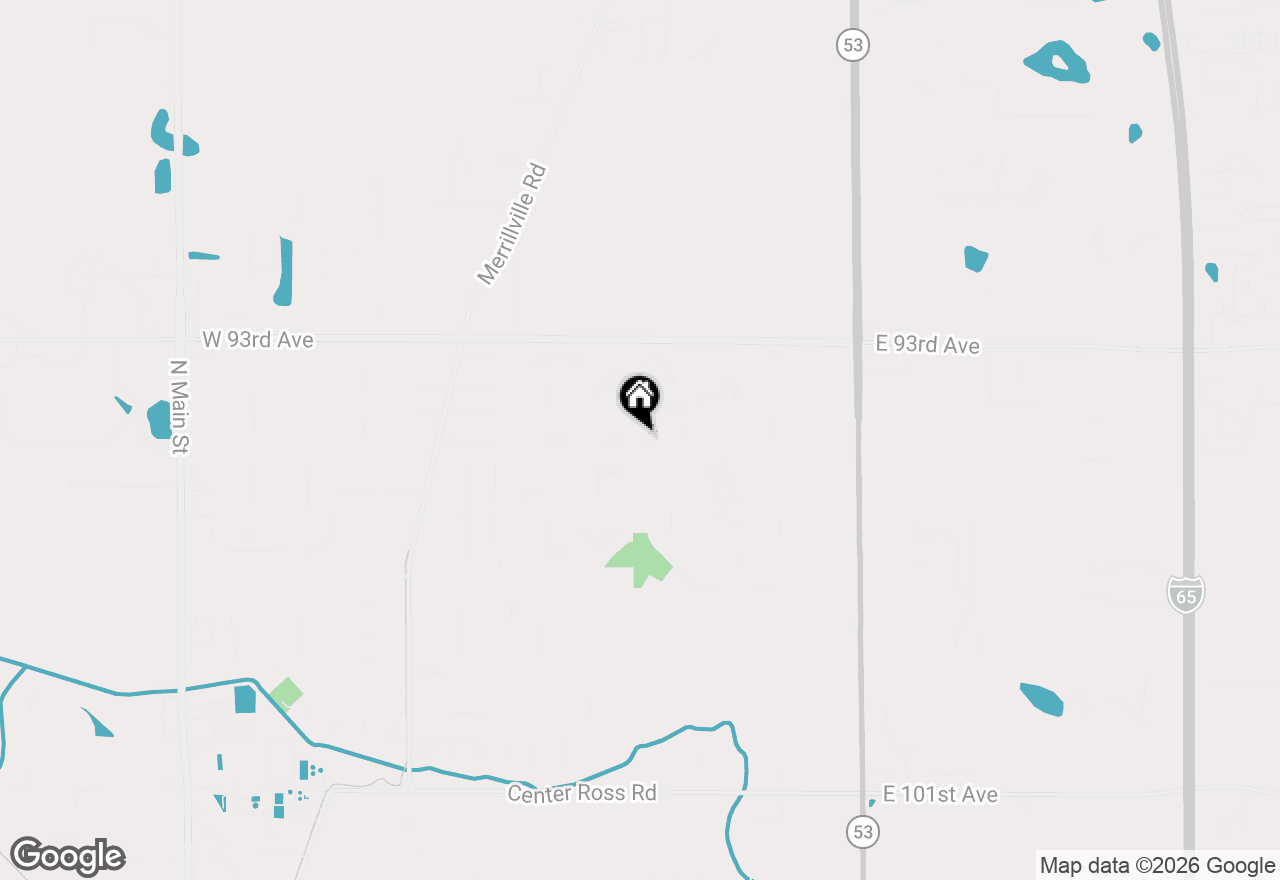 Map of 9434 Van Buren Street, Crown Point, IN 46307
