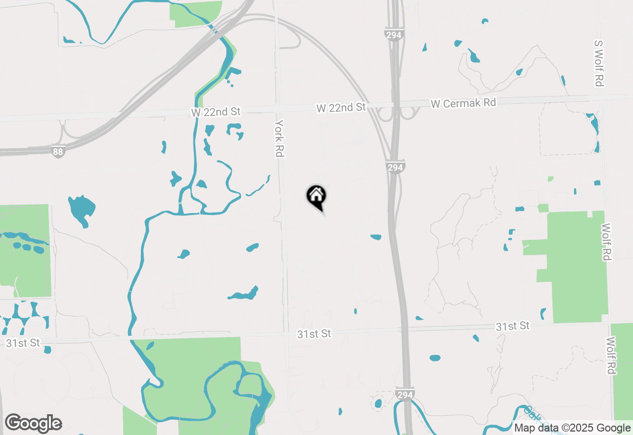 Map of 26 Windsor Drive, Oak Brook, IL 60523