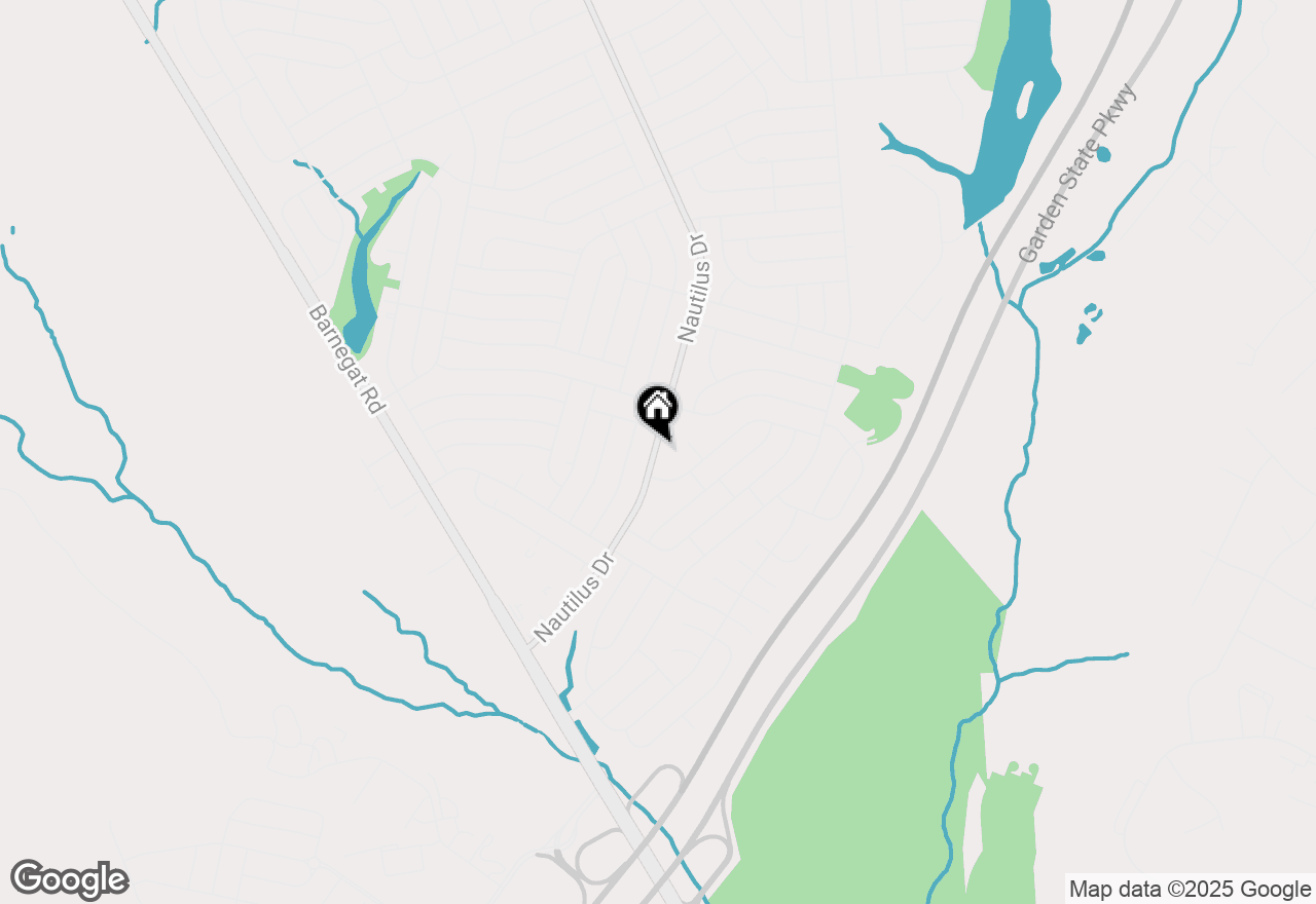 Map of 165 Nautilus Drive, Manahawkin, NJ 08050