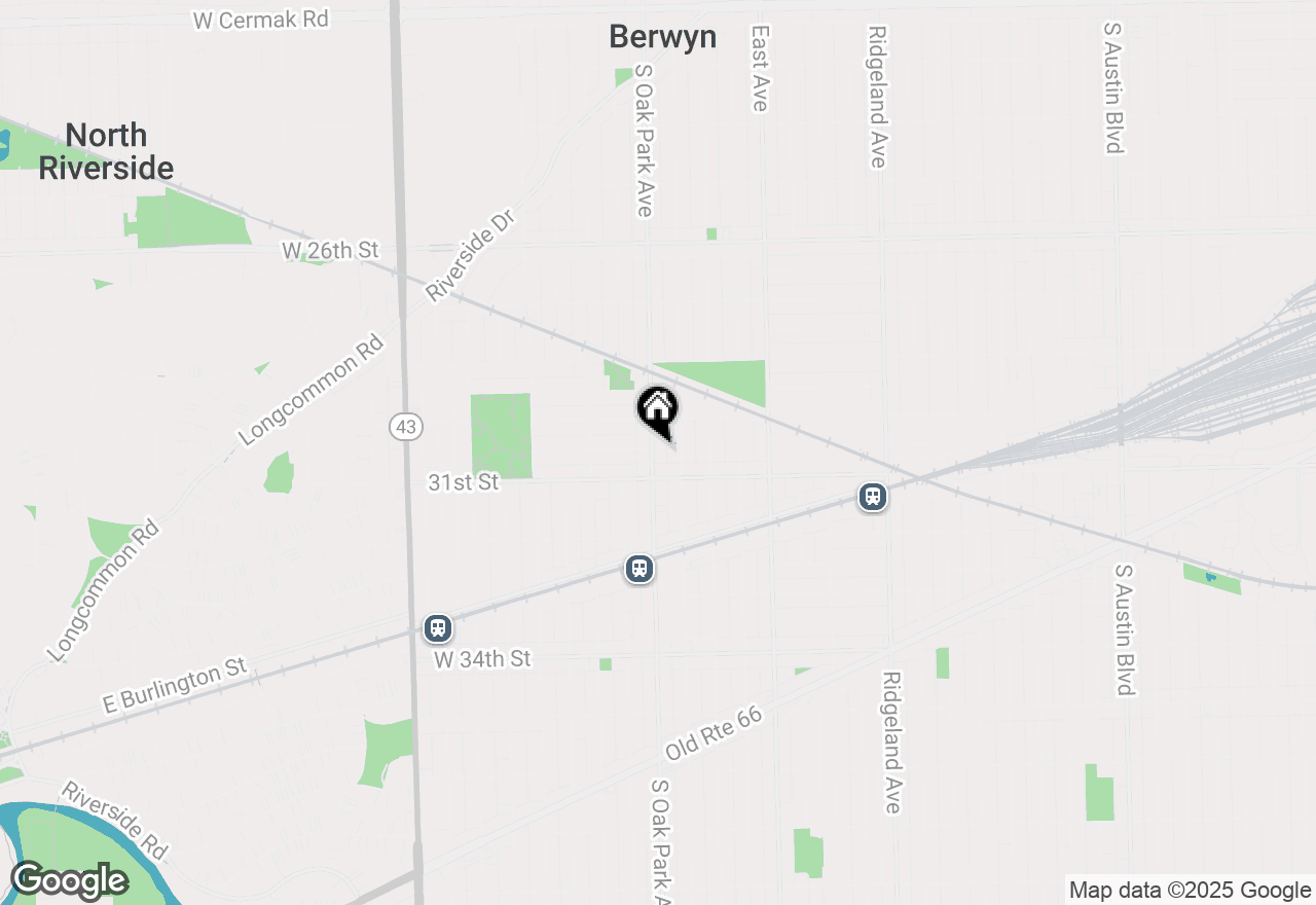 Map of 3027 Oak Park Avenue S, Berwyn, IL 60402