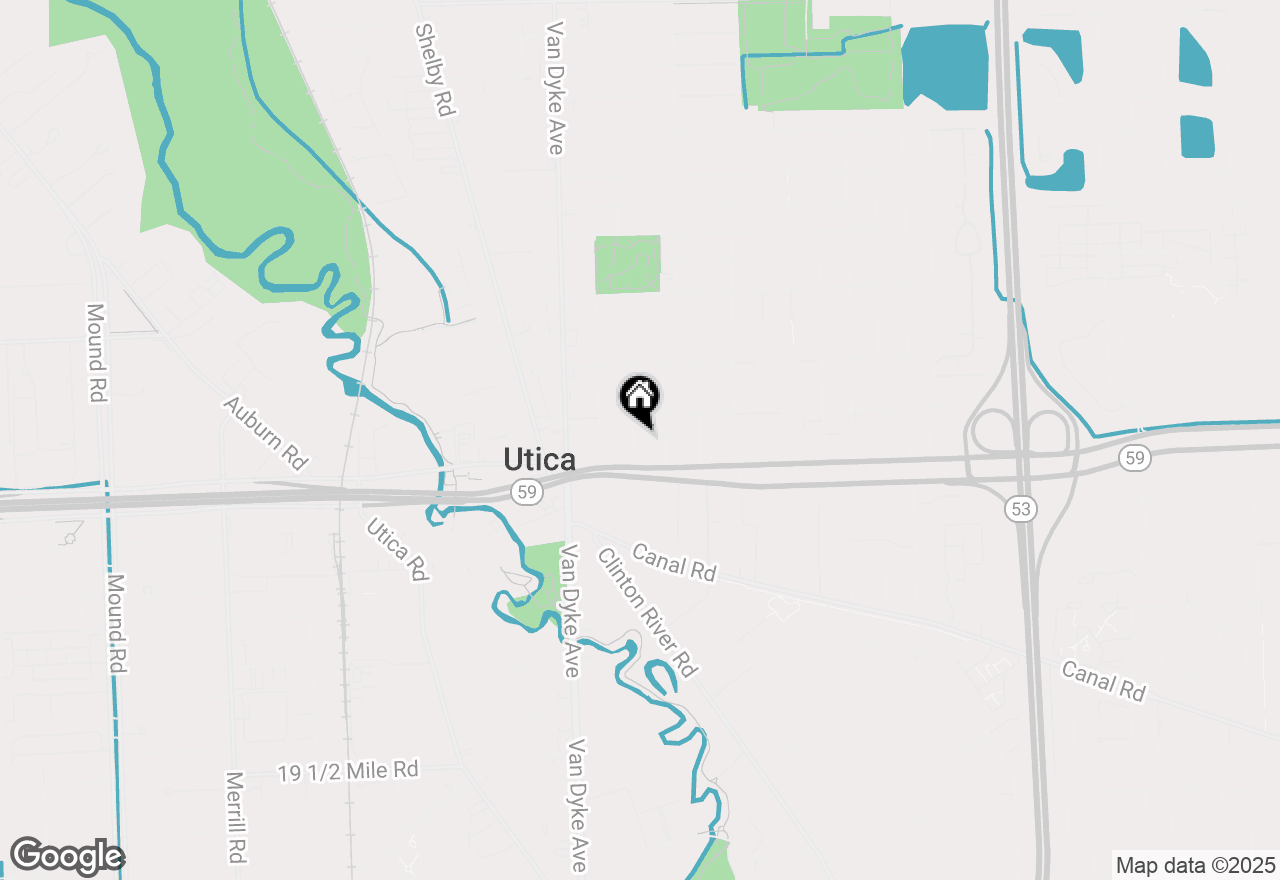 Map of 45056 Platt Street, Utica, MI 48317