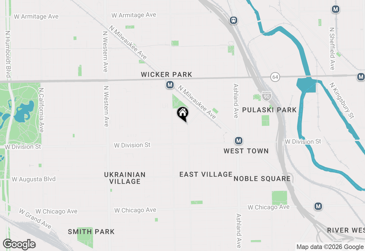 Map of 1920 W Potomac Avenue, Chicago, IL 60622