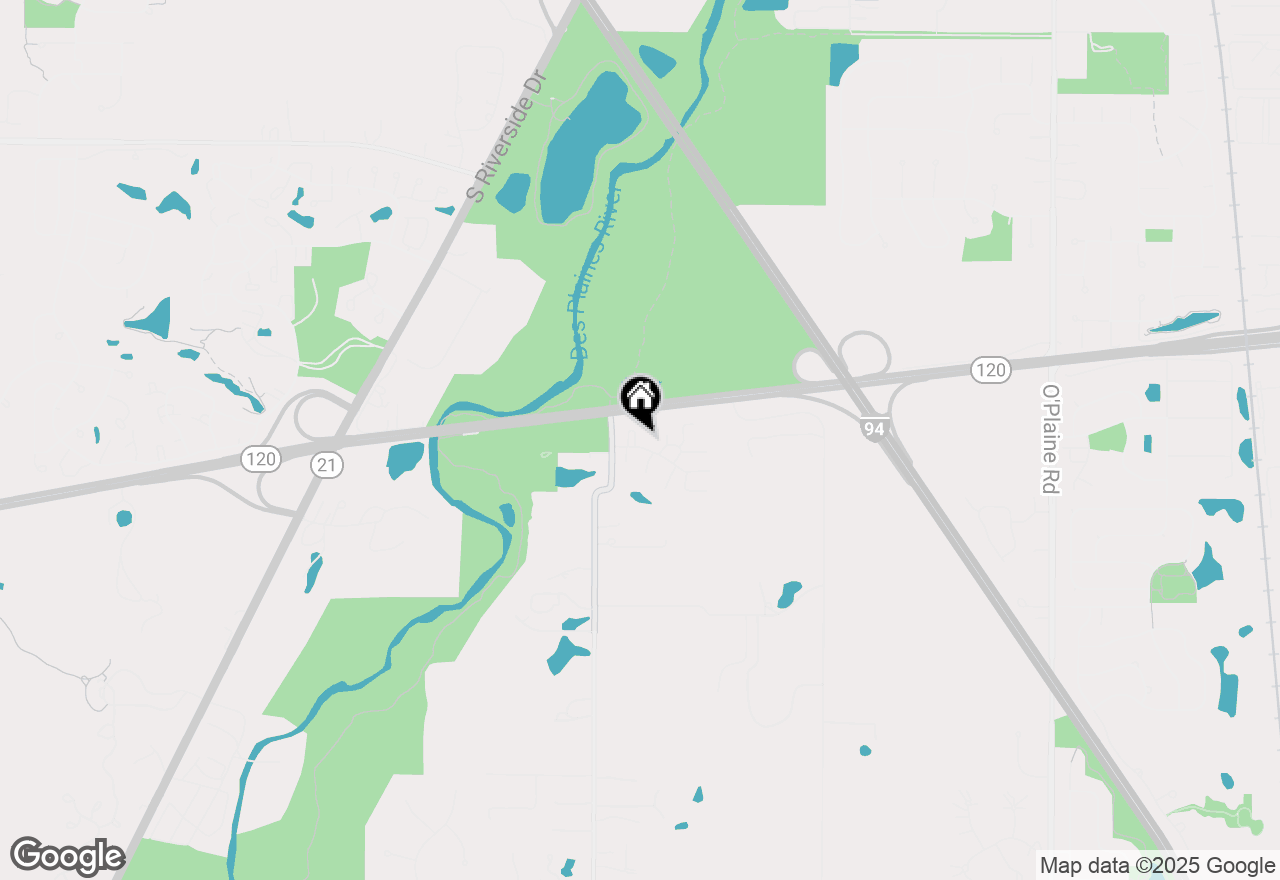 Map of 1109 Rebecca Court, Libertyville, IL 60048