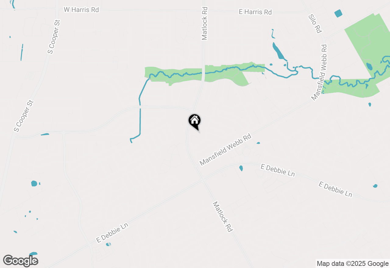 Map of 107 Ithaca Court, Arlington, TX 76002