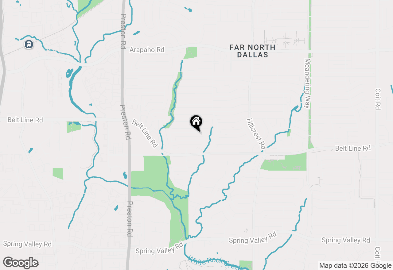 Map of 6720 Regalbluff Drive, Dallas, TX 75248