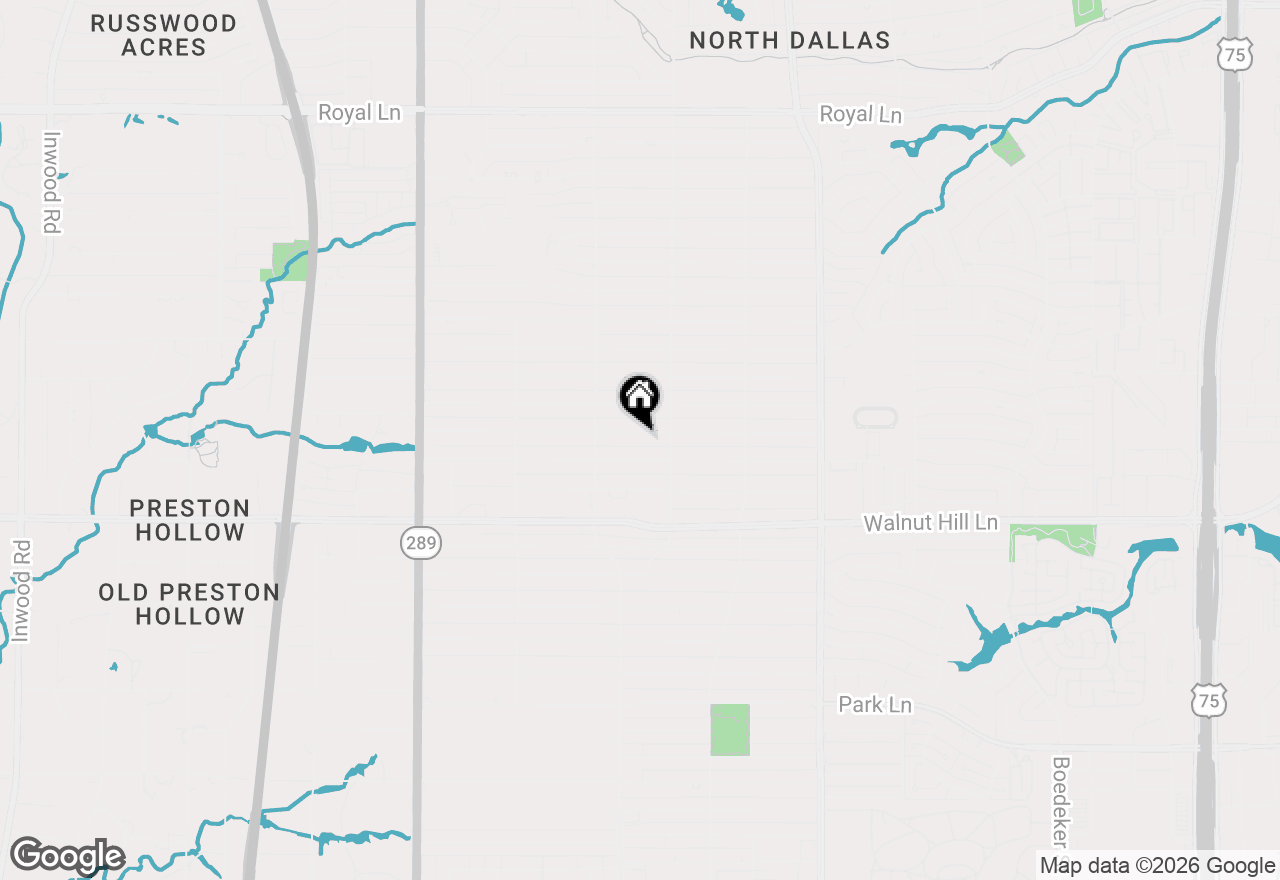 Map of 6444 Mimosa Lane, Dallas, TX 75230