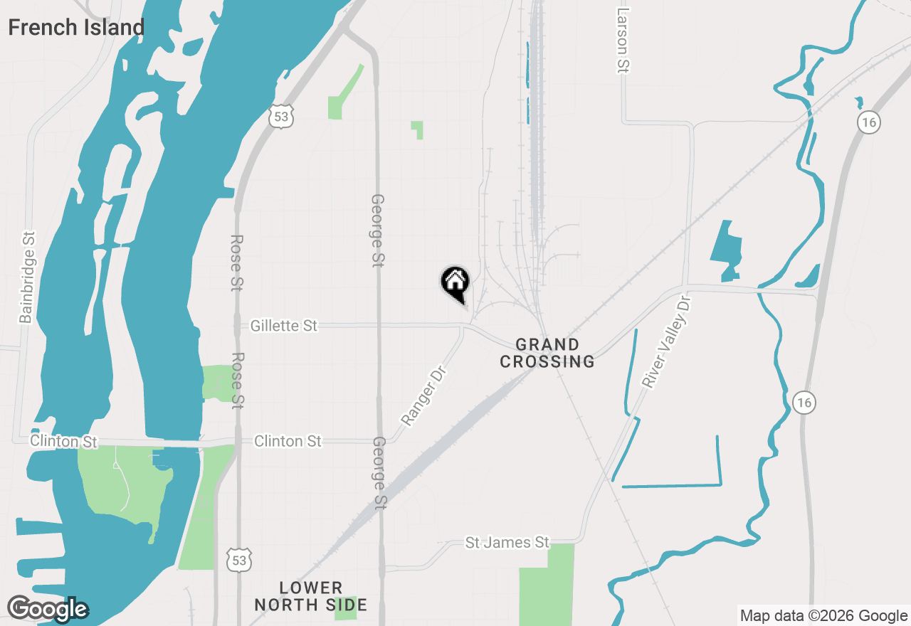 Map of 1614-1616 Prospect St, La Crosse, WI 54603