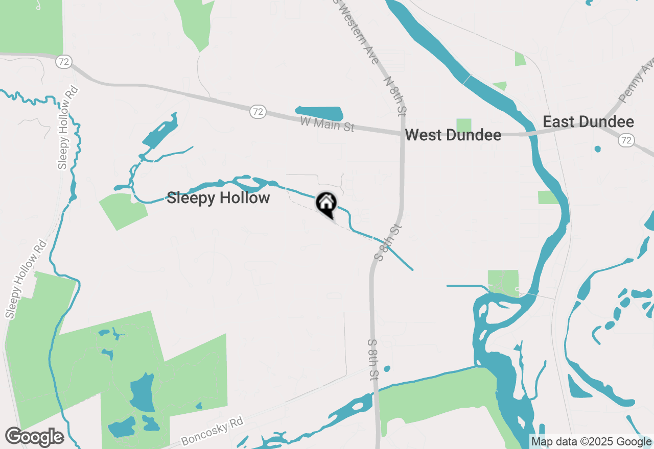 Map of 850 Willow Lane, Sleepy Hollow, IL 60118