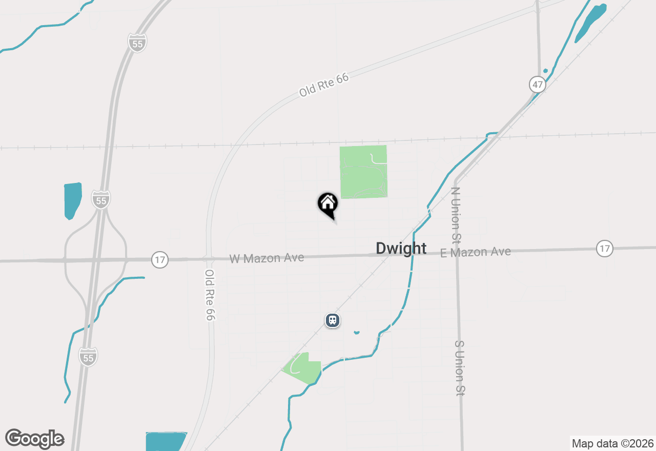 Map of 123 W Waupansie Street, Dwight, IL 60420