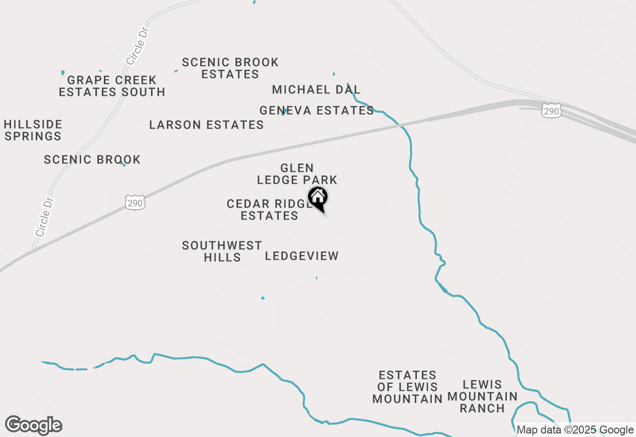 Map of 9504 Flintrock Cir, Austin, TX 78737