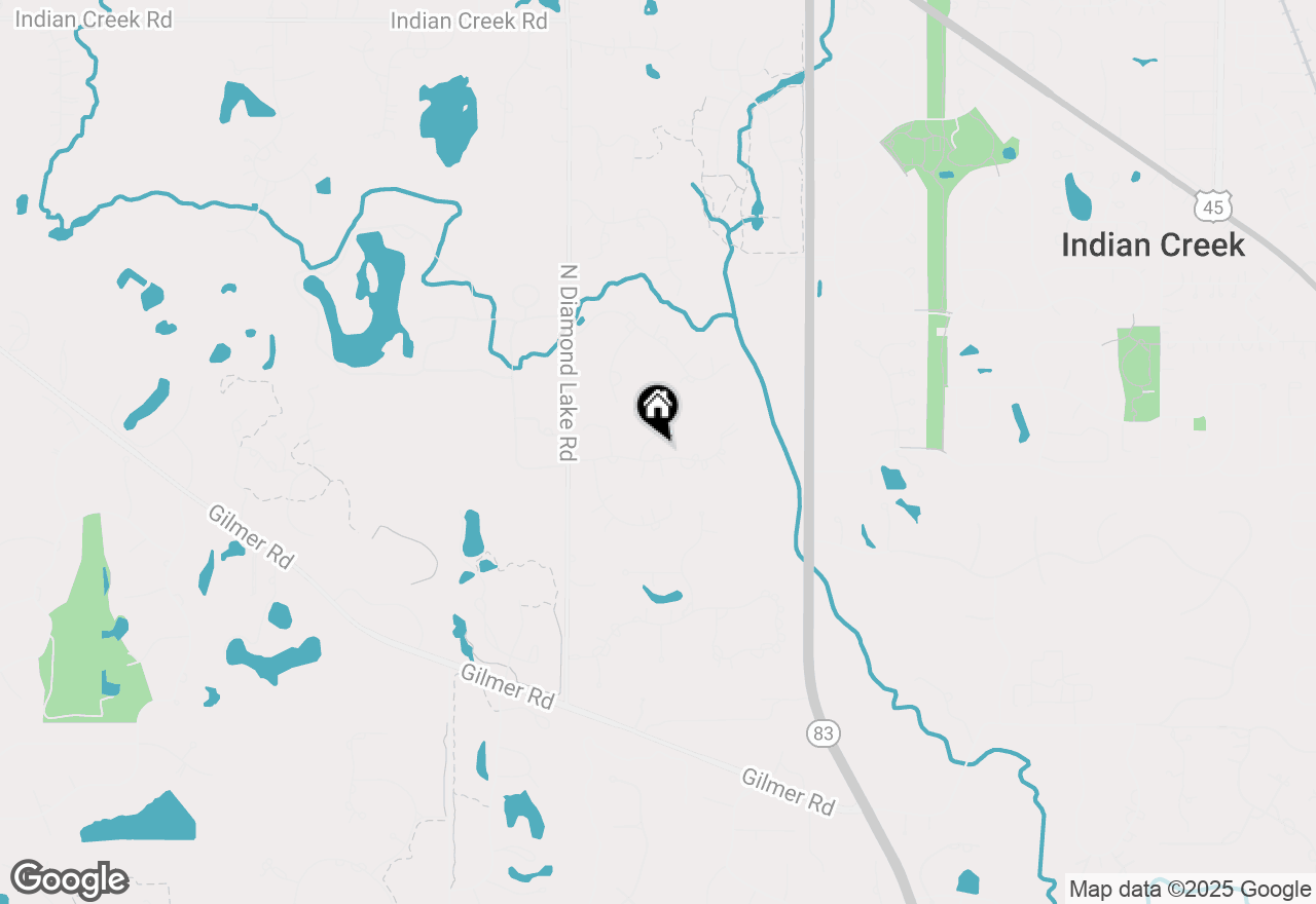Map of 6523 Saddle Ridge Lane, Long Grove, IL 60047
