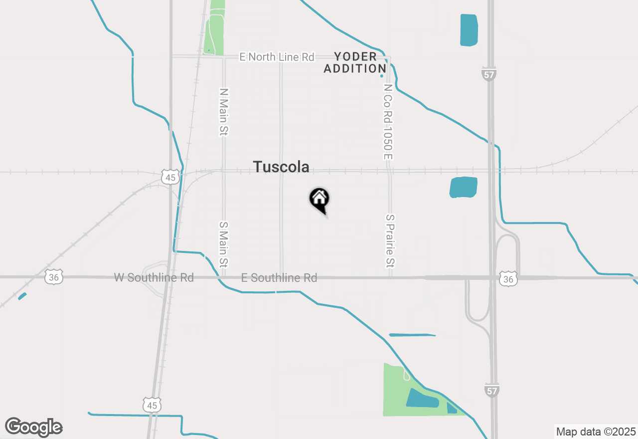 Map of 606 E Van Allen Street, Tuscola, IL 61953