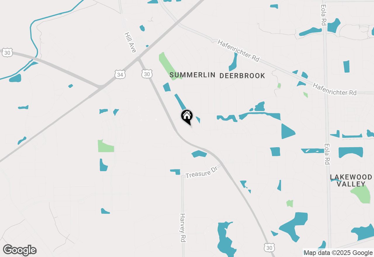 Map of 652 Lincoln Station Drive, Oswego, IL 60543