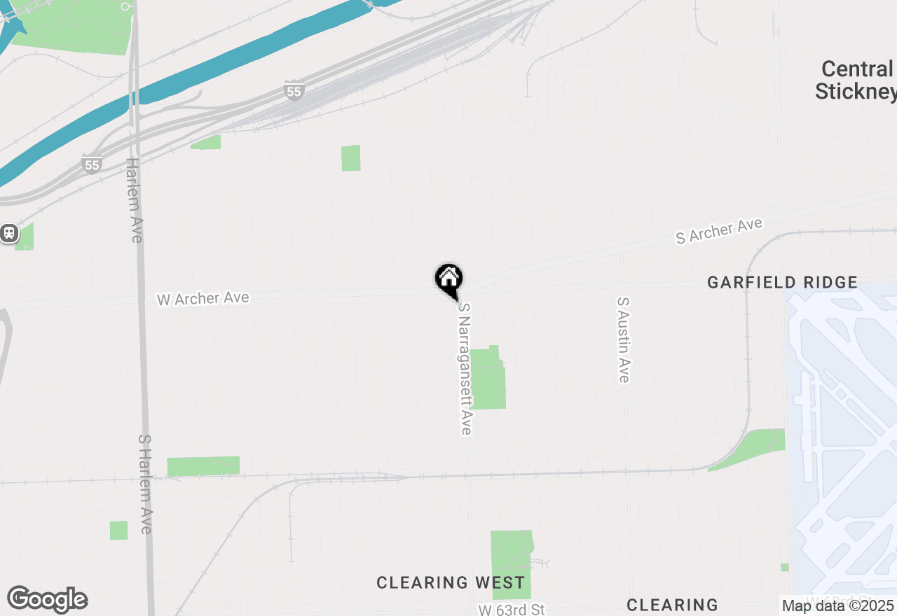 Map of 5525 S Nagle Avenue, Chicago, IL 60638