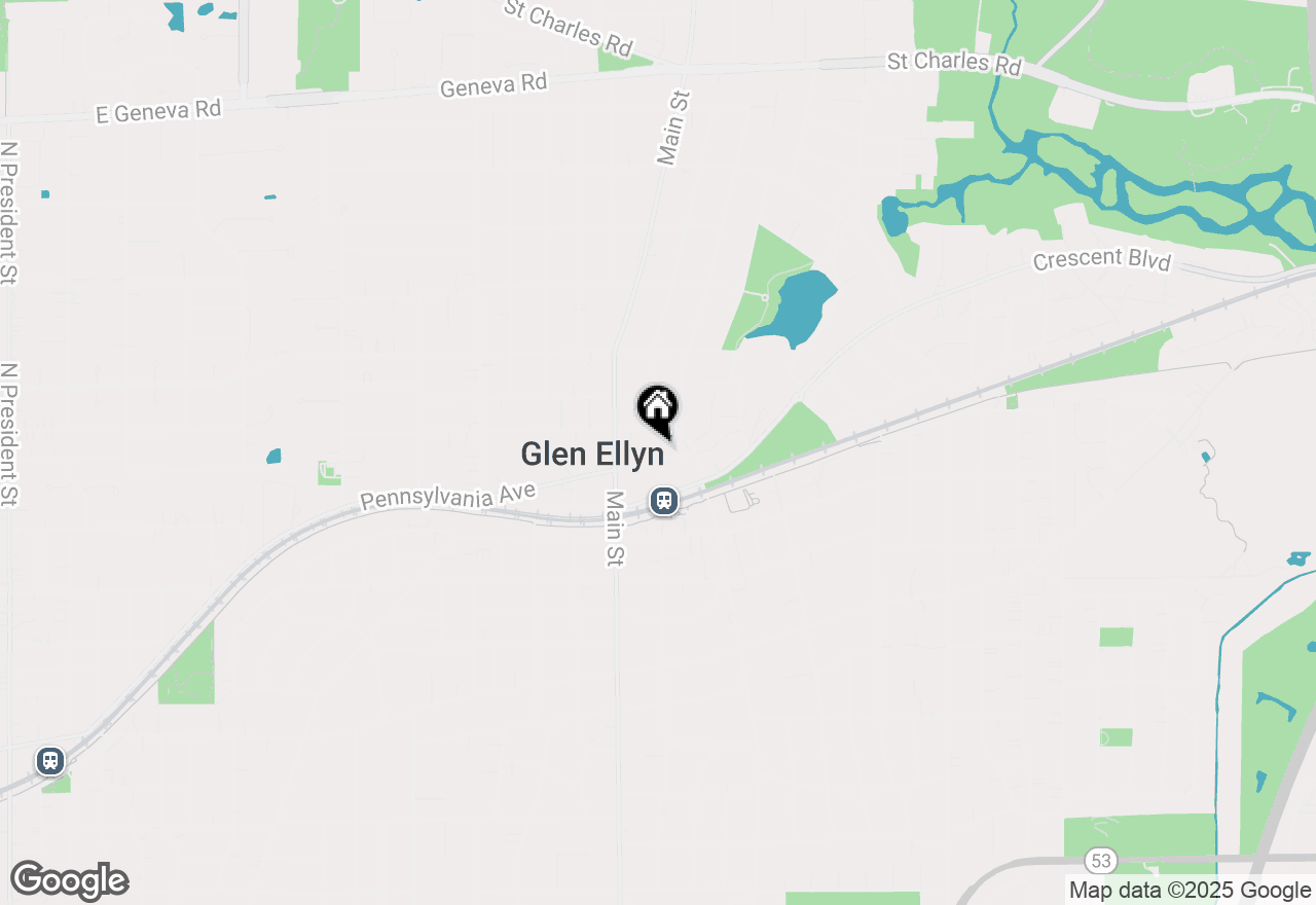 Map of 501 Forest Avenue #305, Glen Ellyn, IL 60137