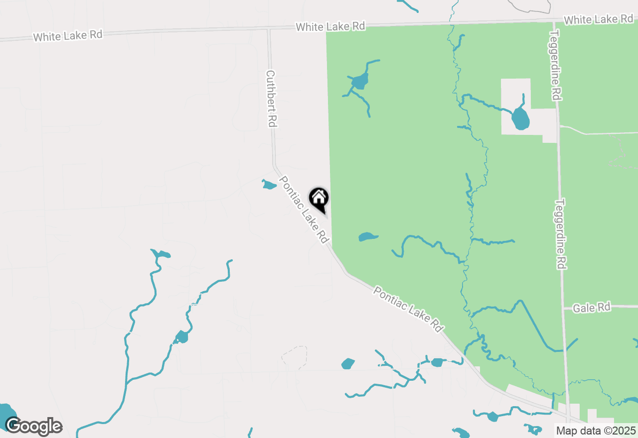 Map of 7665 Pontiac Lake Road, White Lake, MI 48386