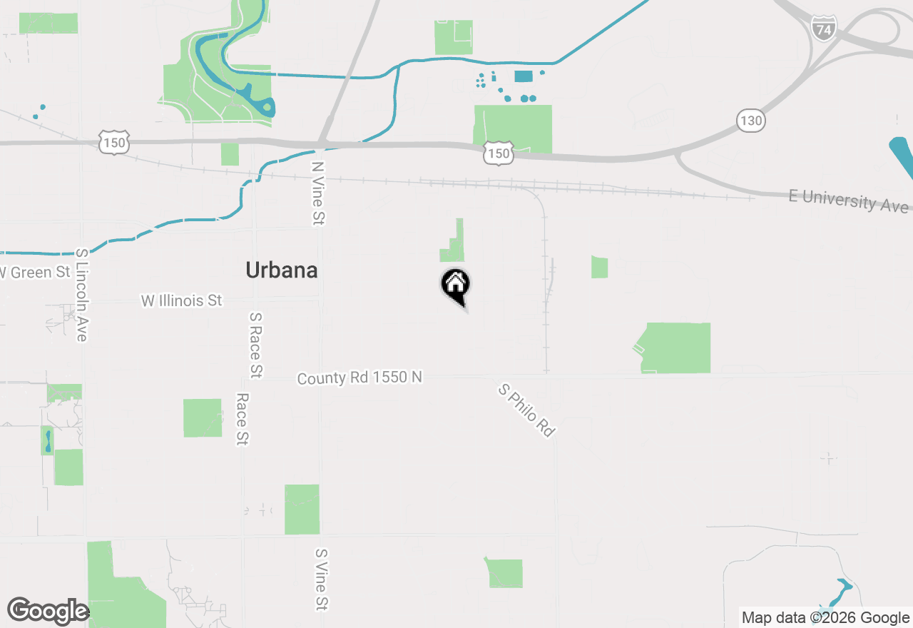 Map of 402 S Johnson Avenue, Urbana, IL 61801