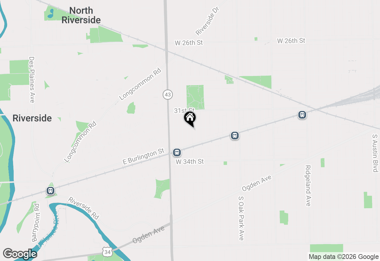 Map of 3205 Wisconsin Avenue, Berwyn, IL 60402
