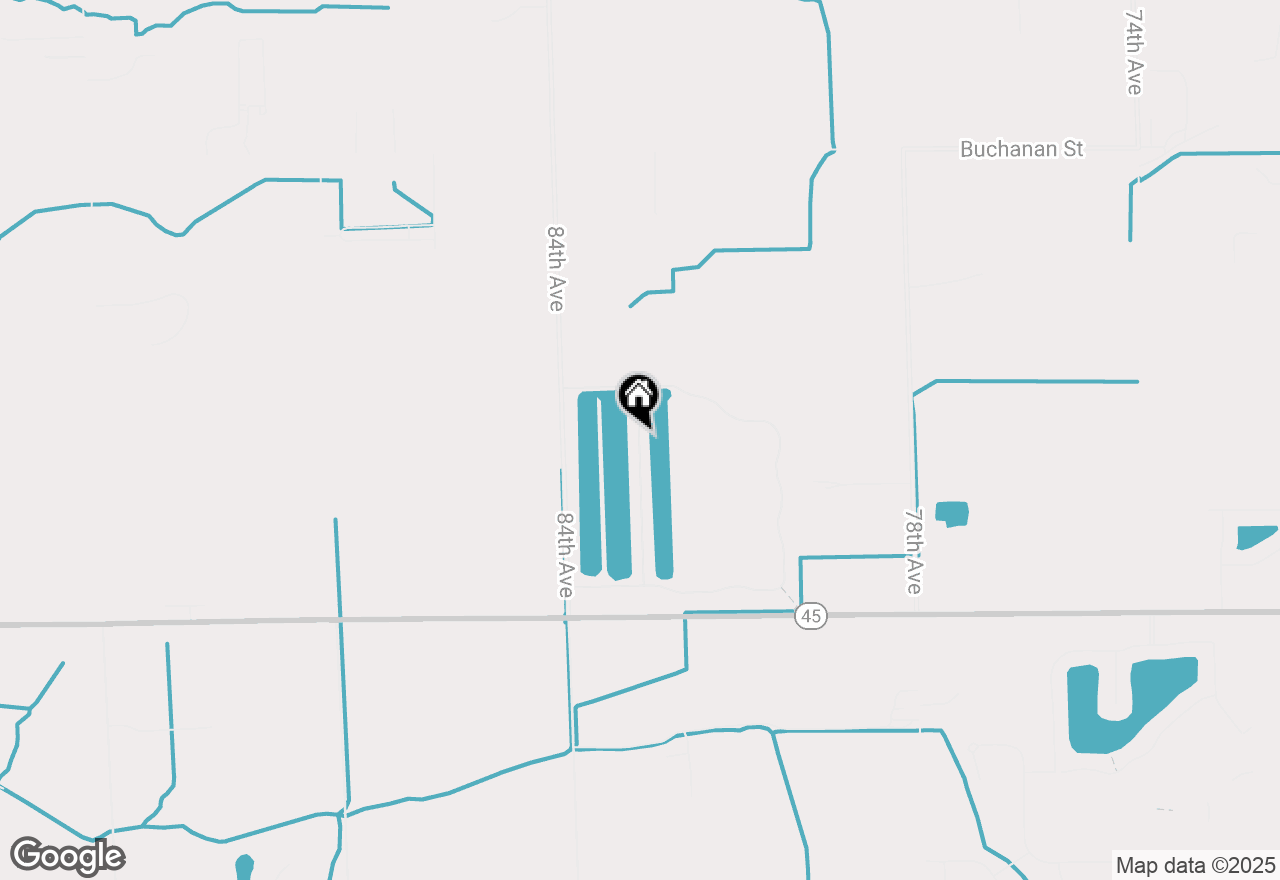 Map of 11470 Wake Drive, Allendale, MI 49401