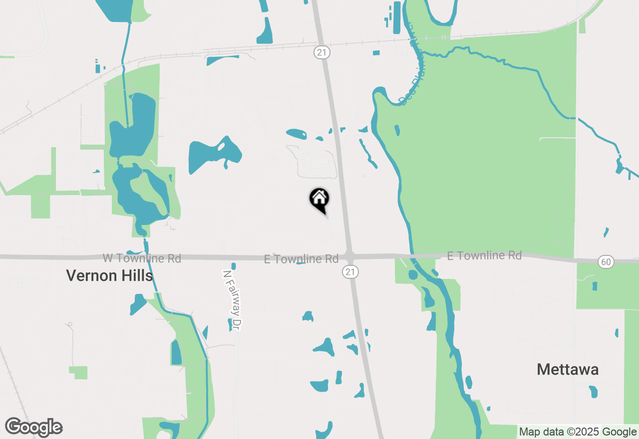 Map of 750 Hawthorn Row #2107, Vernon Hills, IL 60061