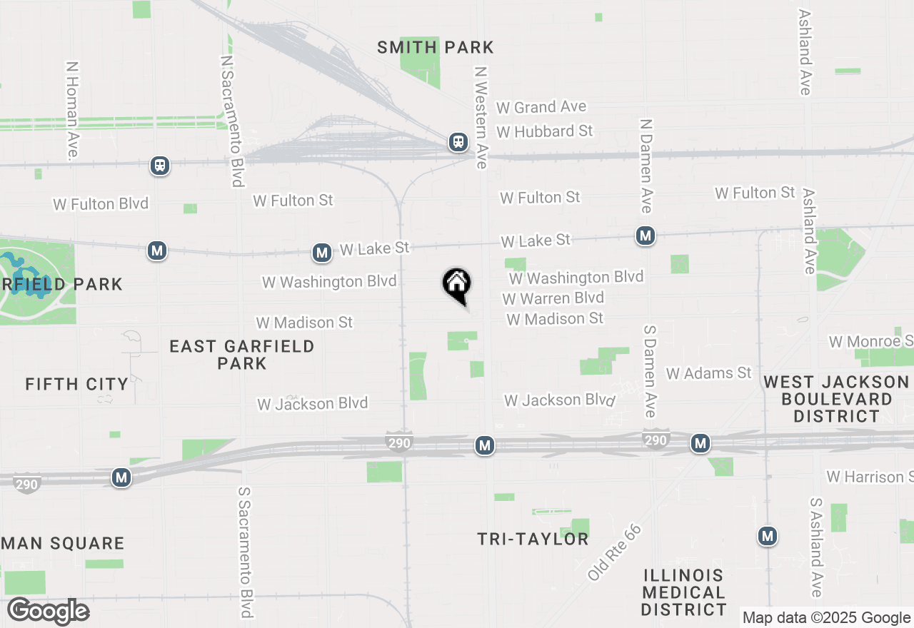 Map of 2444 W Madison Street #3, Chicago, IL 60612