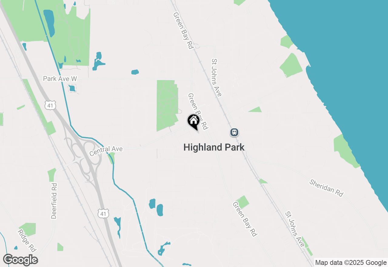 Map of 1696 Mcgovern Street, Highland Park, IL 60035