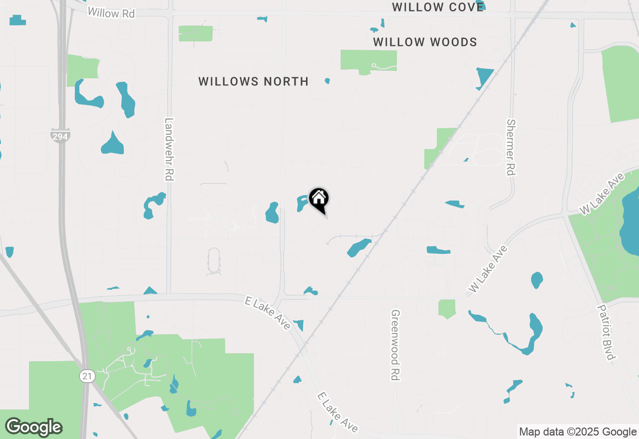 Map of 2105 Norwich Court, Glenview, IL 60026