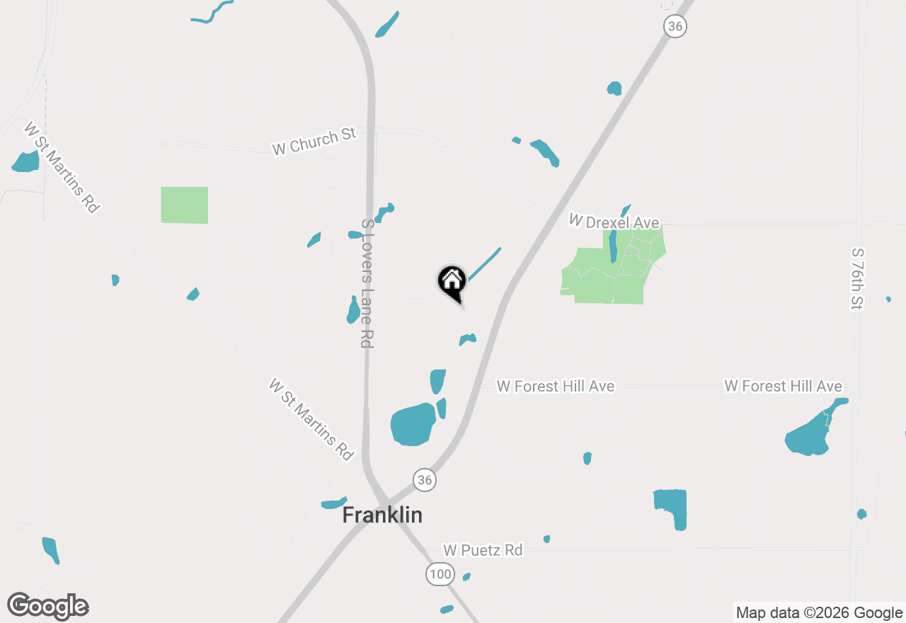 Map of 9342 W Loomis Rd #8, Franklin, WI 53132