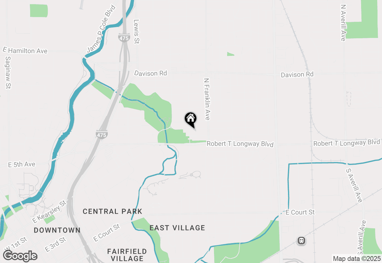 Map of 1702 Nebraska Avenue, Flint, MI 48506