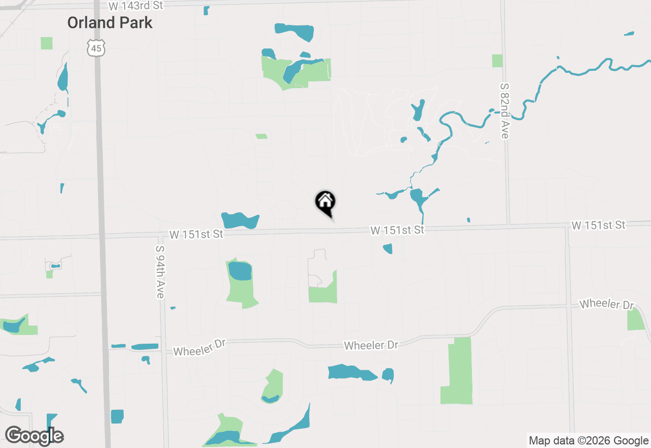 Map of 15038 S 88th Avenue, Orland Park, IL 60462