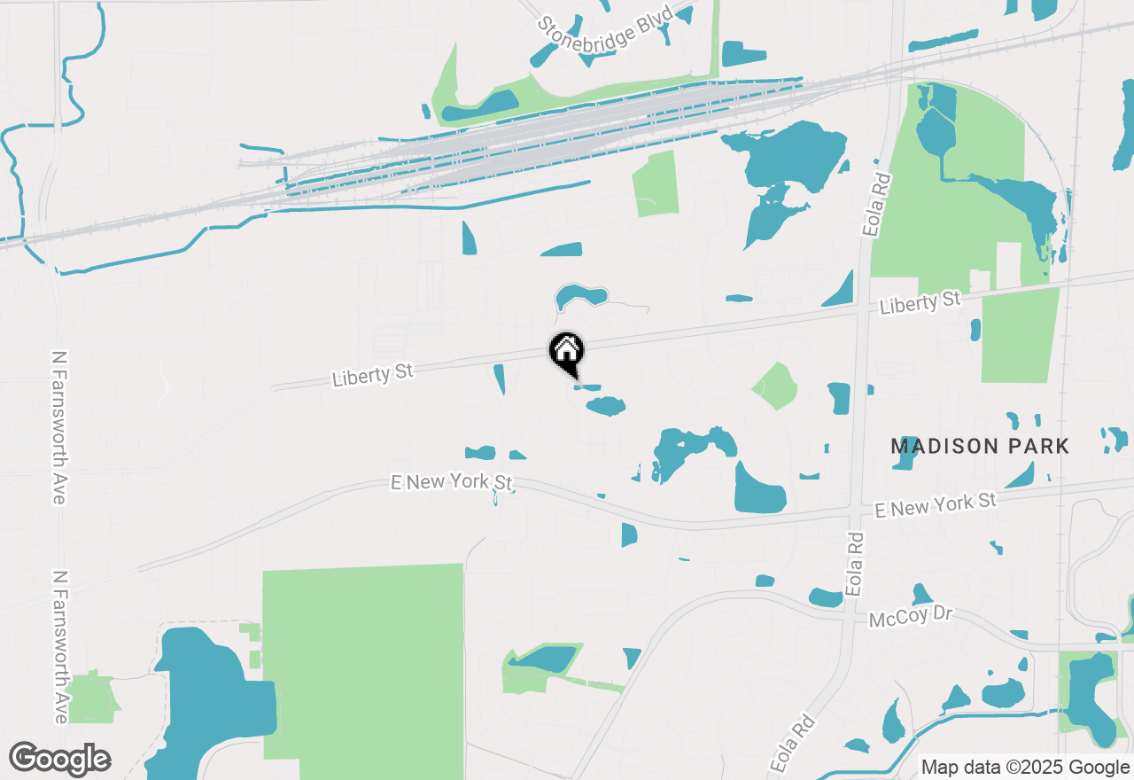 Map of 600 Wolverine Drive, Aurora, IL 60502