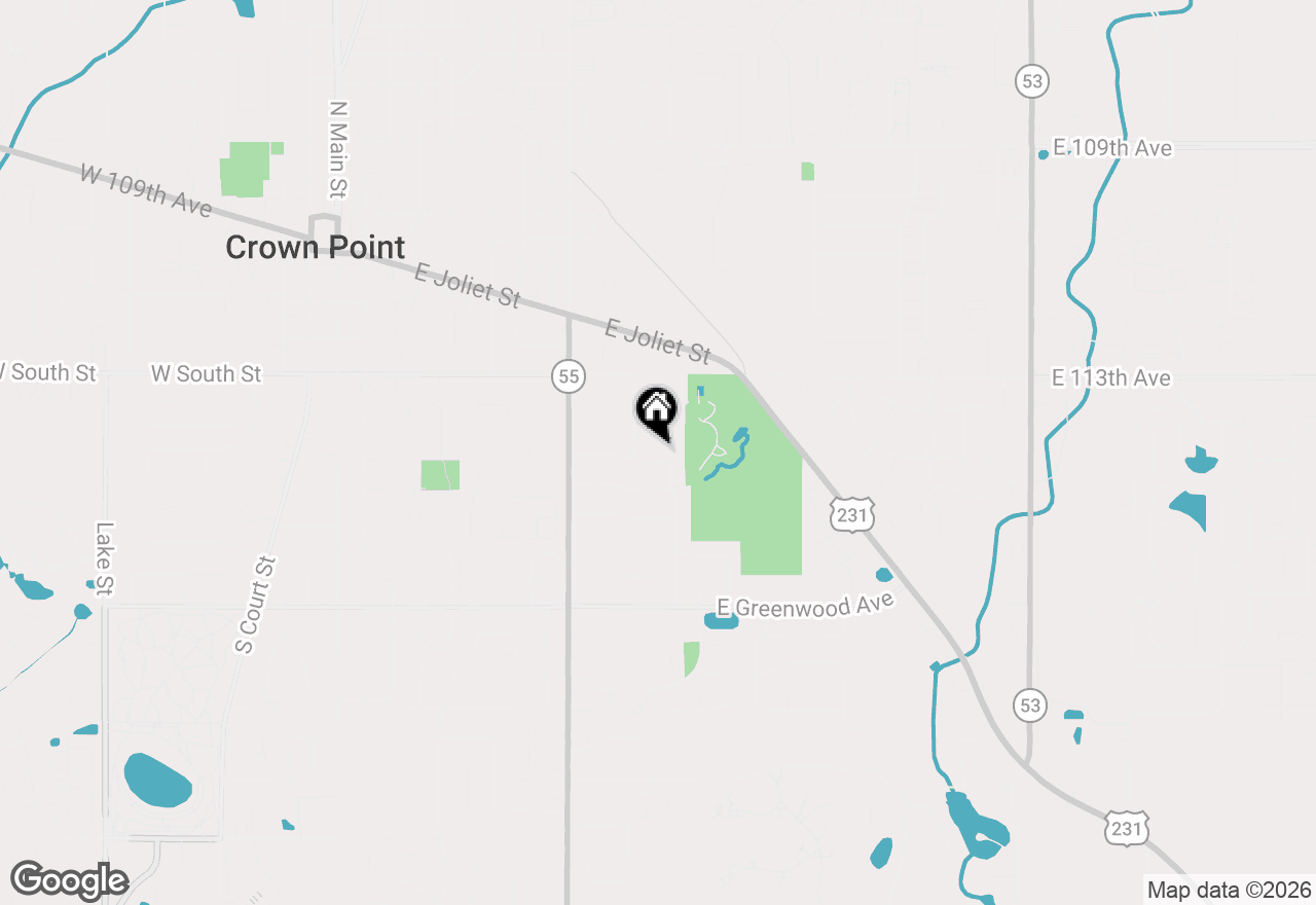 Map of 954 Mohawk Drive, Crown Point, IN 46307