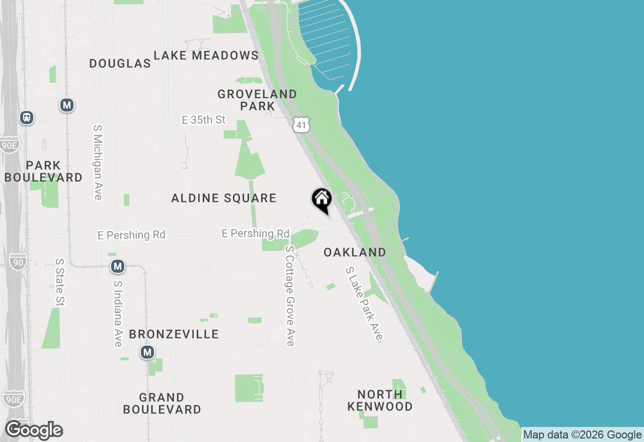 Map of 3902 S Lake Park Avenue #1, Chicago, IL 60653
