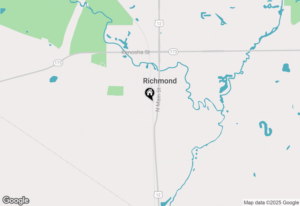 Map of 5702 South Street, Richmond, IL 60071