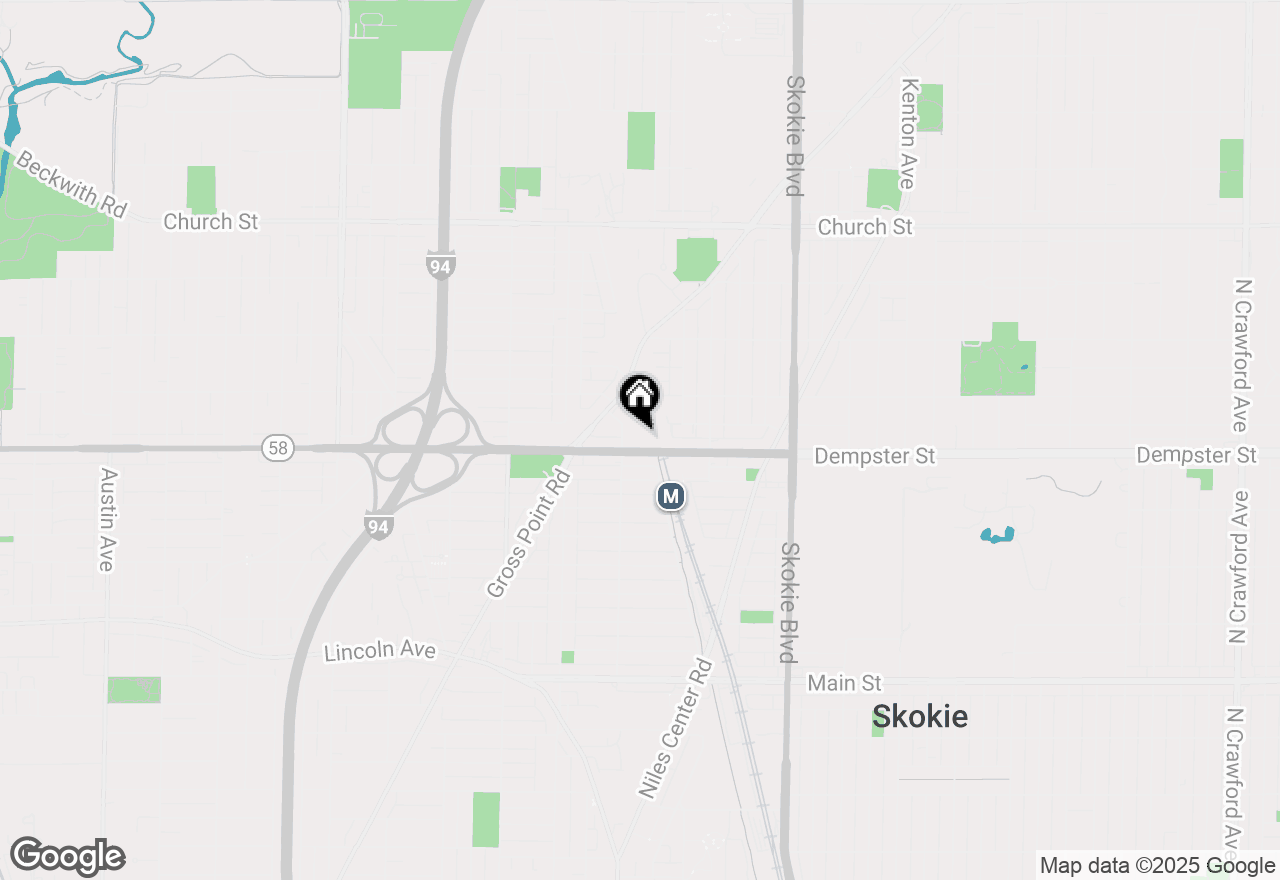 Map of 5050 W Dempster Street, Skokie, IL 60077