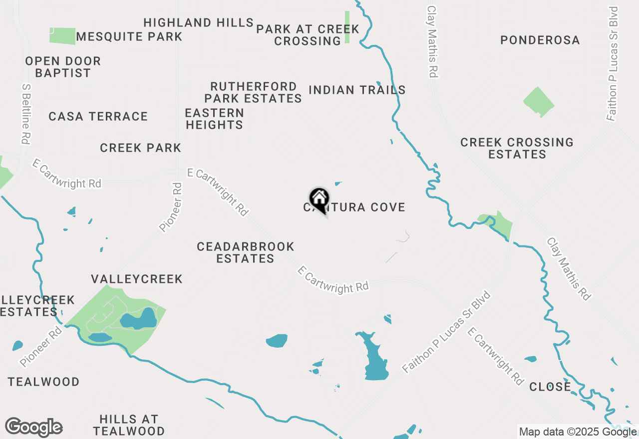 Map of 2129 San Simeon Drive, Mesquite, TX 75181