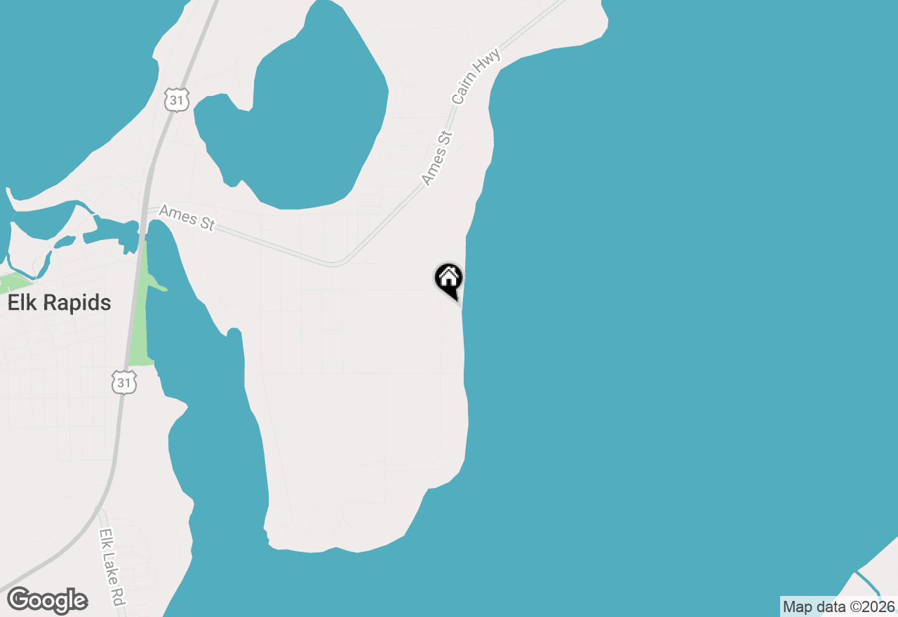 Map of 119 Jackson Road, Elk Rapids, MI 49629