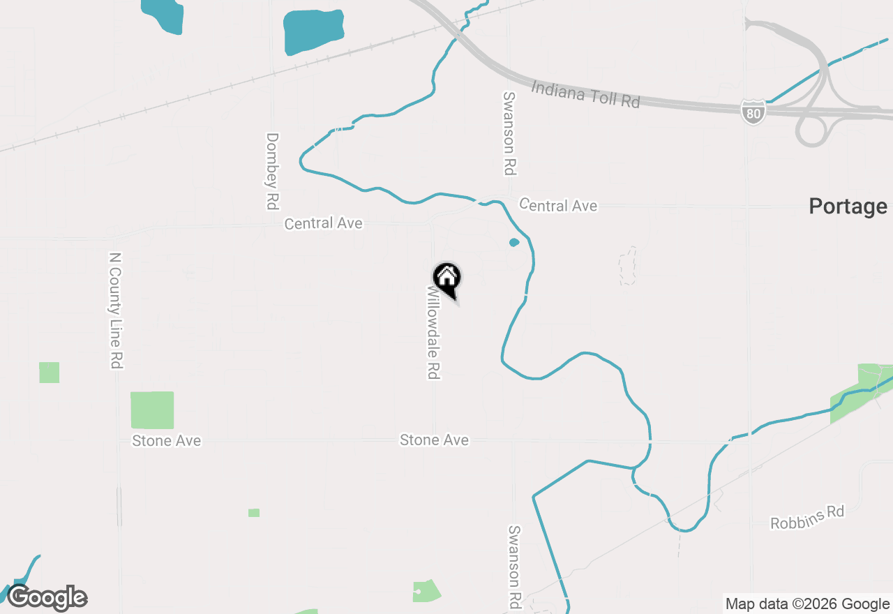 Map of 2790 Emerson Street, Portage, IN 46368