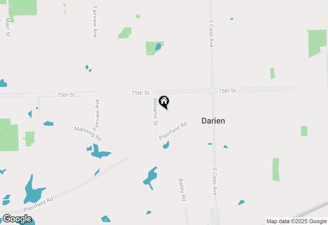 Map of 1517 Sequoia Lane, Darien, IL 60561