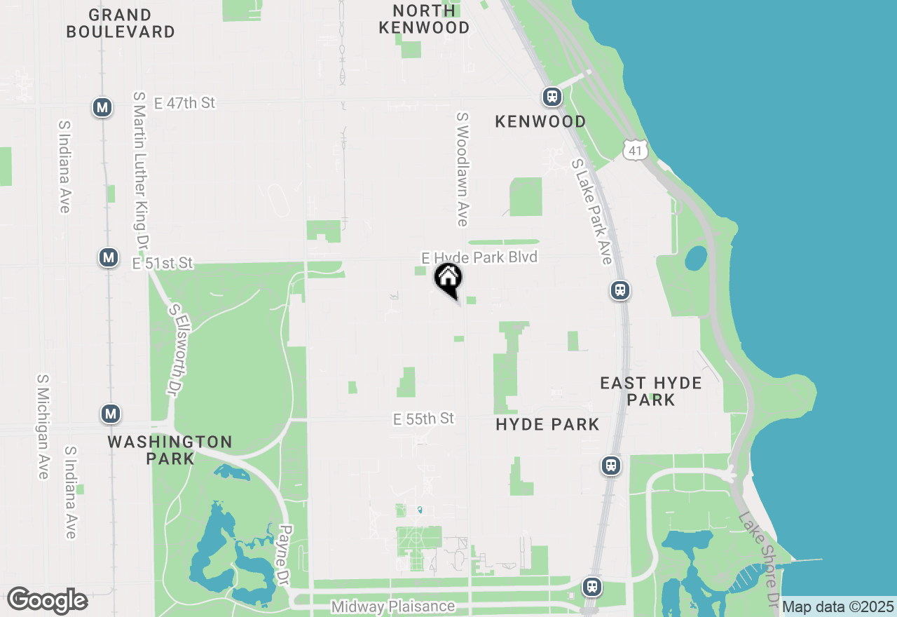 Map of 5229 S University Street, Chicago, IL 60615