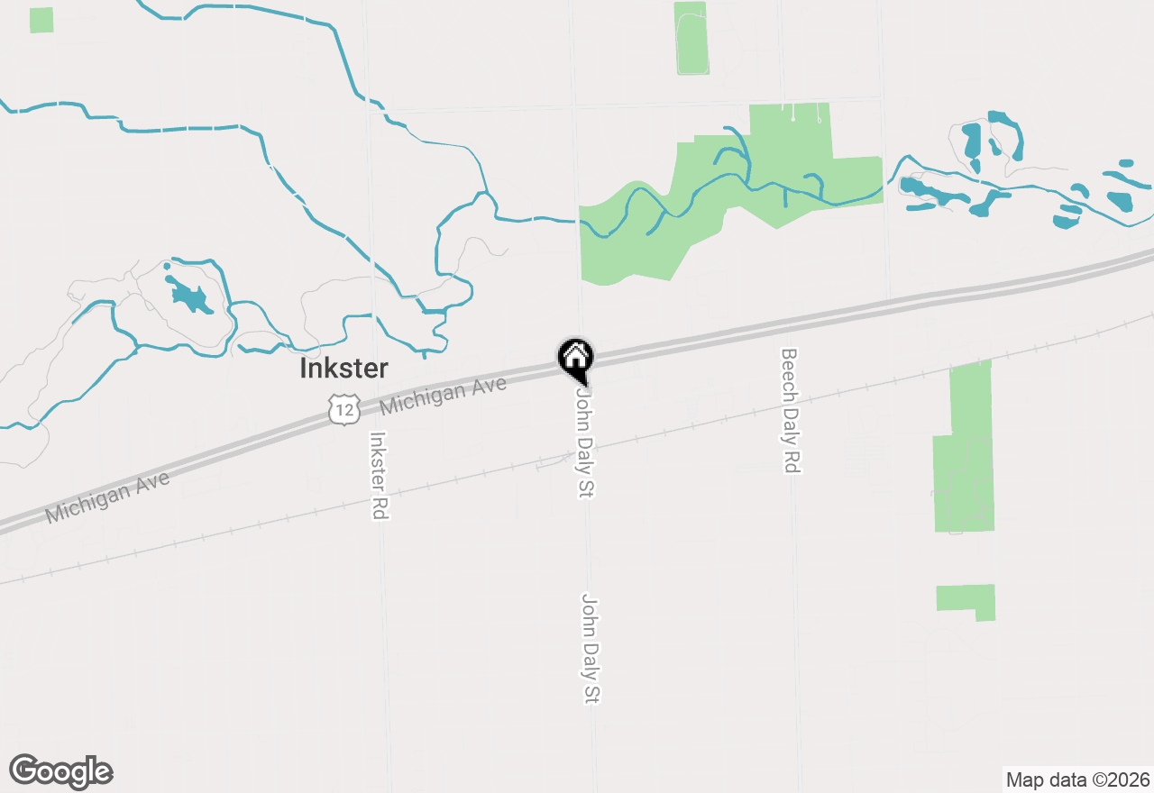 Map of 0 John Daly, Inkster, MI 48141